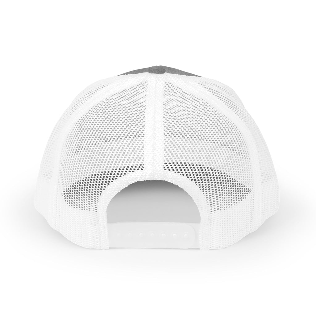 Paradise Not Pavement Trucker Hat — Florida Beach Palm & Wave Snapback
