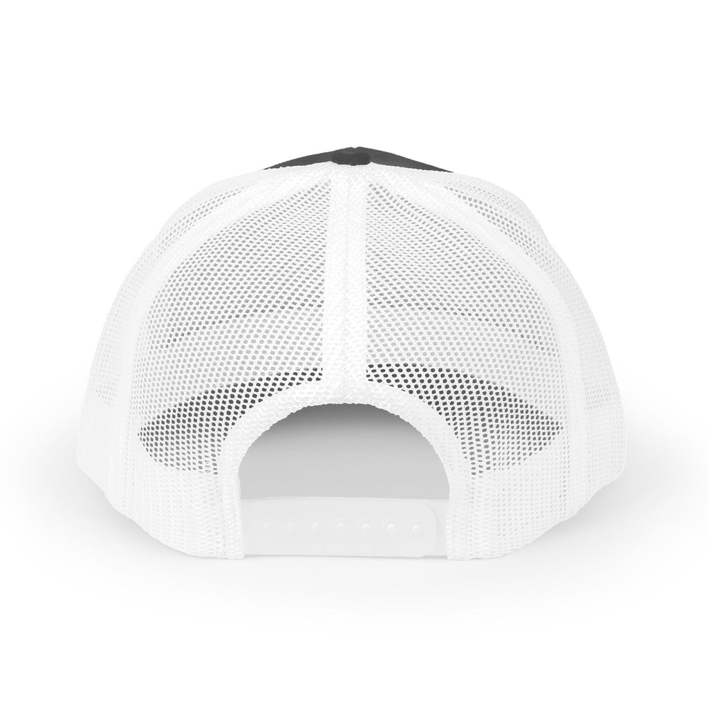 Paradise Not Pavement Trucker Hat — Florida Beach Palm & Wave Snapback