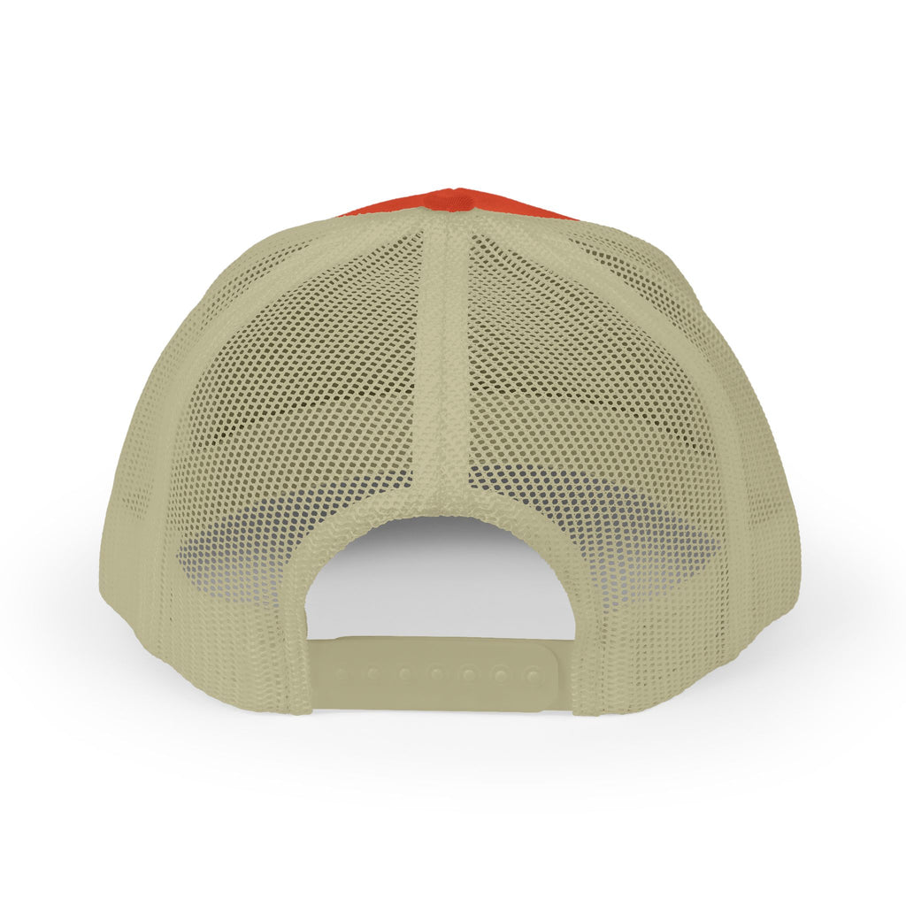 Paradise Not Pavement Trucker Hat — Florida Beach Palm & Wave Snapback