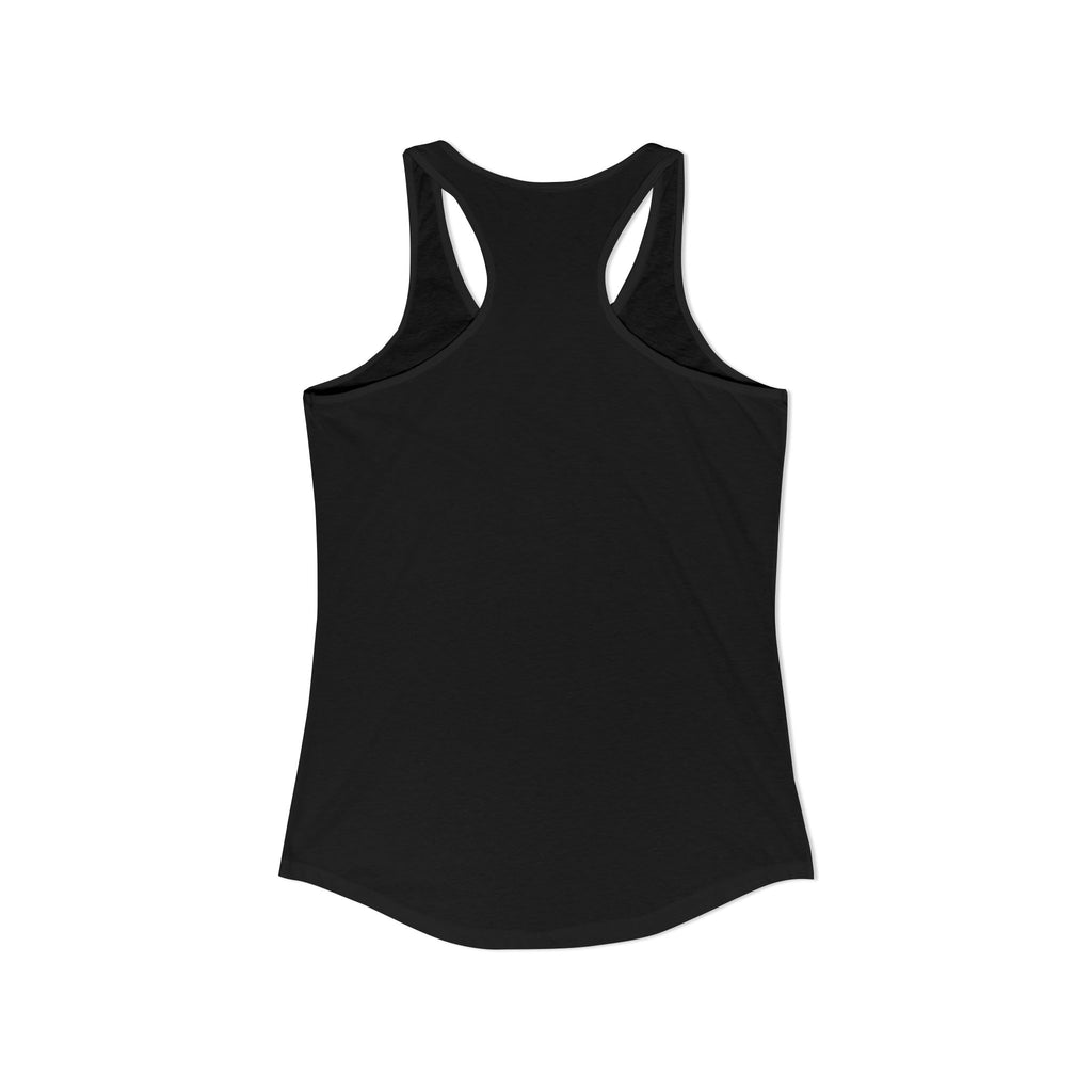 Paradise Not Pavement Women’s Tank — Coastal Palm & Wave Heart Beach Top