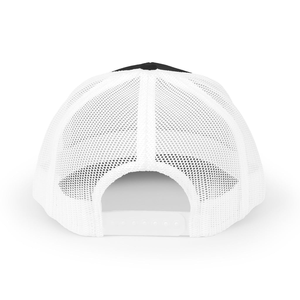 Paradise Not Pavement Trucker Hat — Florida Beach Palm & Wave Snapback