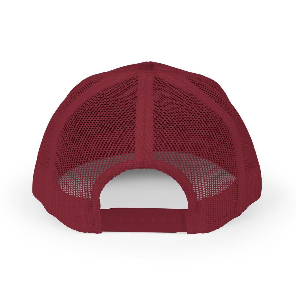 Paradise Not Pavement Trucker Hat — Florida Beach Palm & Wave Snapback