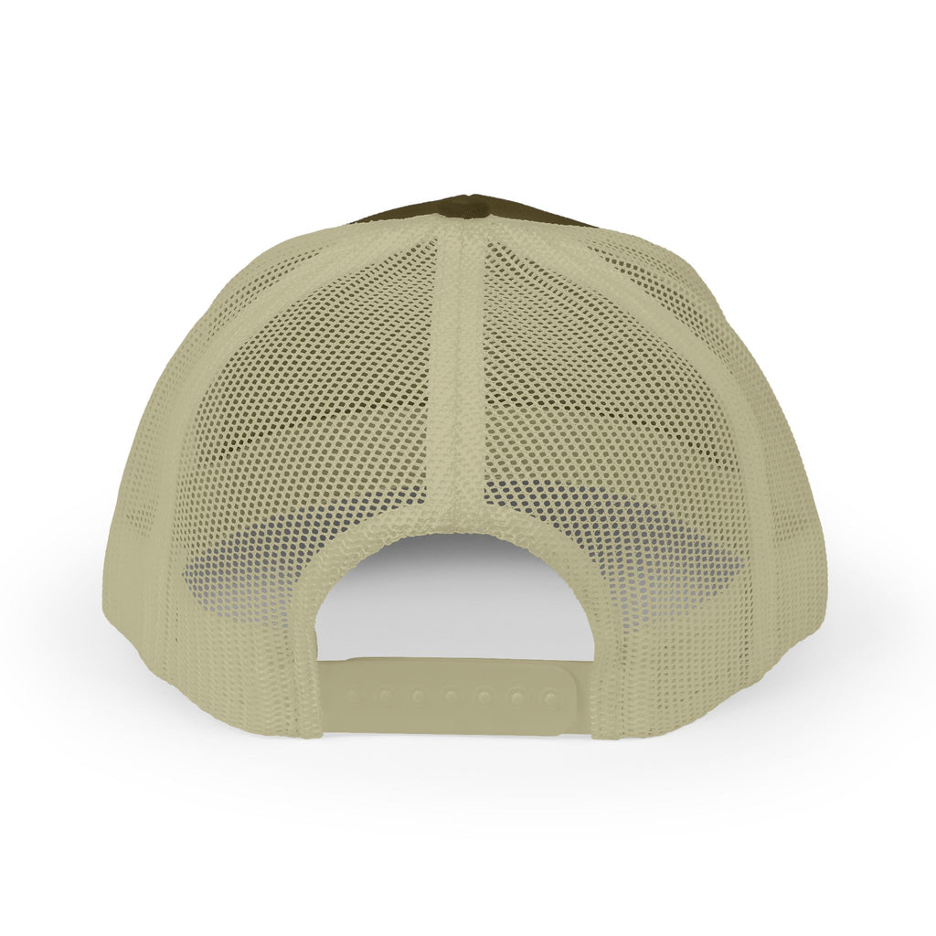 Paradise Not Pavement Trucker Hat — Florida Beach Palm & Wave Snapback