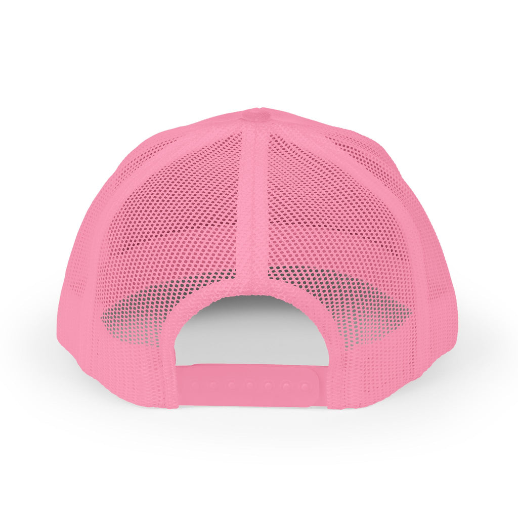 Paradise Not Pavement Trucker Hat — Florida Beach Palm & Wave Snapback